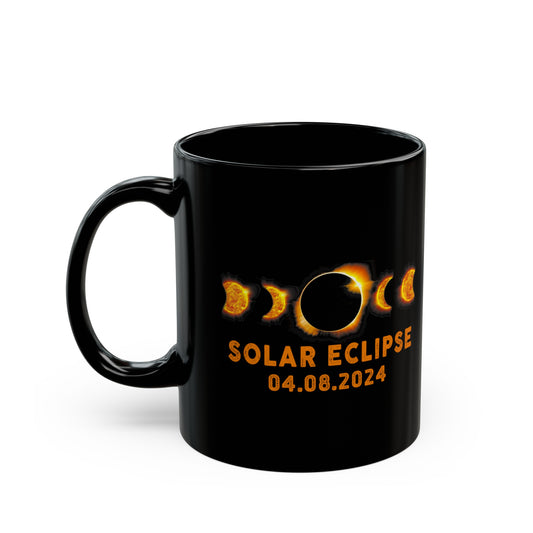 Solar Eclipse Black Mug (11oz, 15oz)