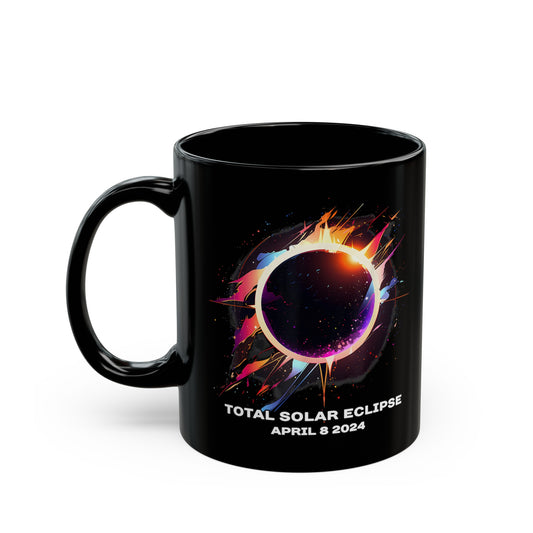 Total Solar Eclipse Black Mug (11oz, 15oz)