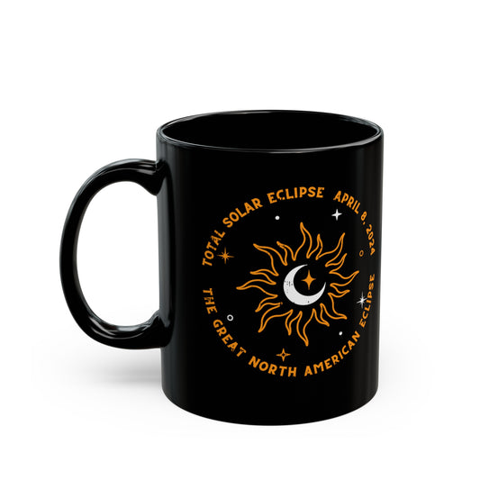 Total Solar Eclipse Black Mug (11oz, 15oz)