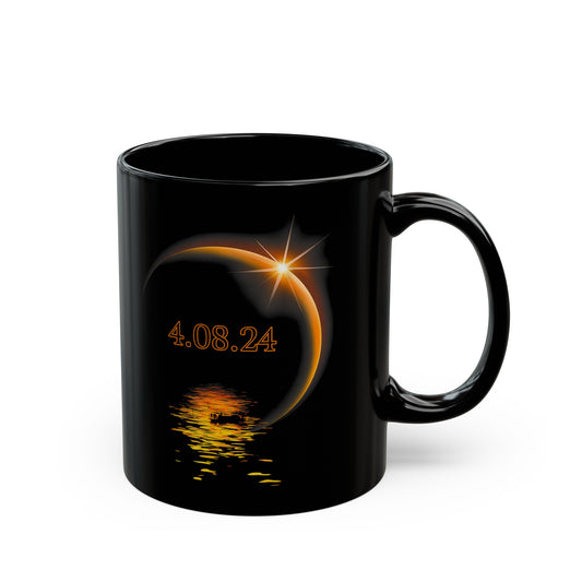 Solar Sunset Black Mug (11oz, 15oz)