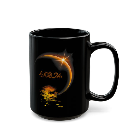 Solar Sunset Black Mug (11oz, 15oz)