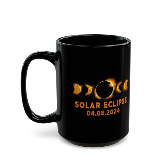 Solar Eclipse Black Mug (11oz, 15oz)