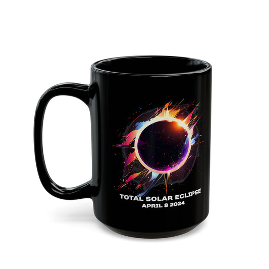 Total Solar Eclipse Black Mug (11oz, 15oz)