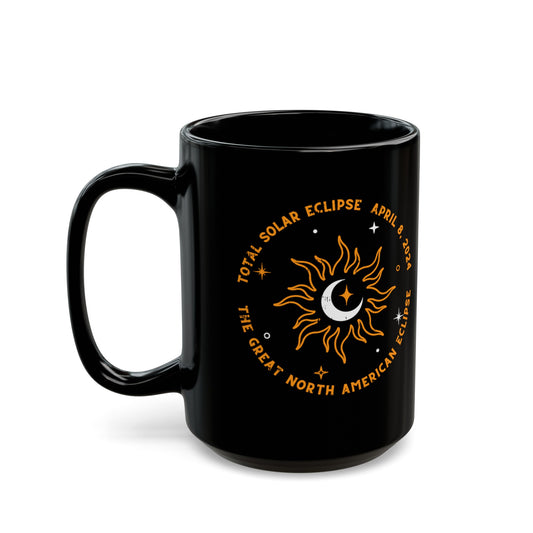 Total Solar Eclipse Black Mug (11oz, 15oz)