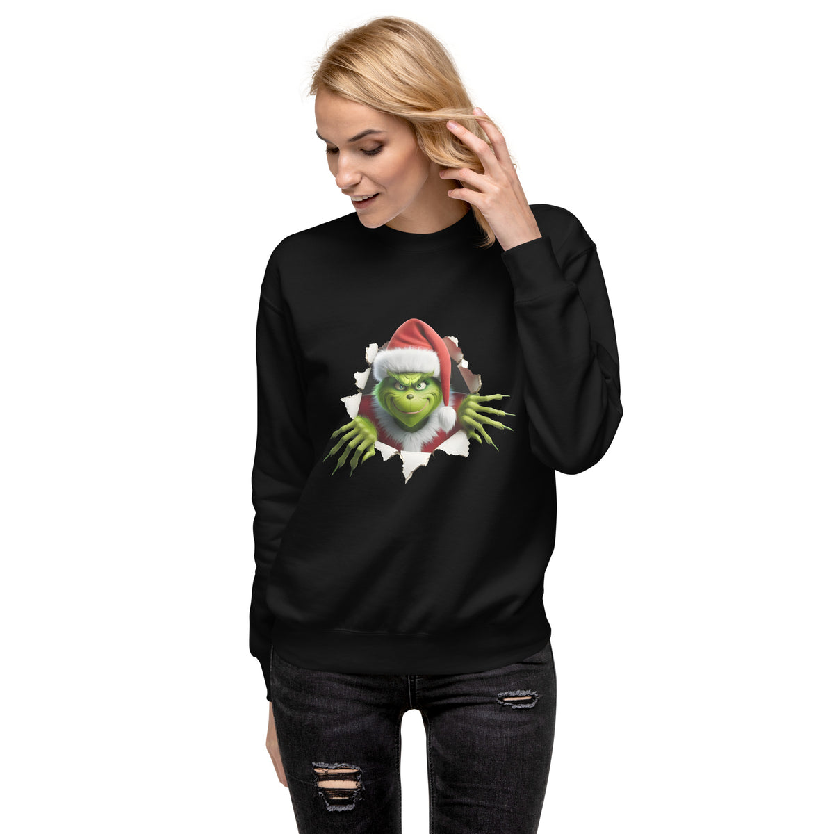 Funny Christmas Character Premium Sweatshirt