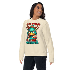 Merry Ducking Christmas Premium Sweatshirt