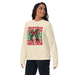 Holiday Coquette Bow Unisex Premium Sweatshirt