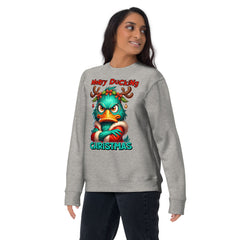 Merry Ducking Christmas Premium Sweatshirt