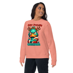 Merry Ducking Christmas Premium Sweatshirt