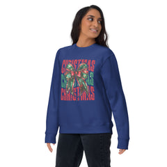 Holiday Coquette Bow Unisex Premium Sweatshirt