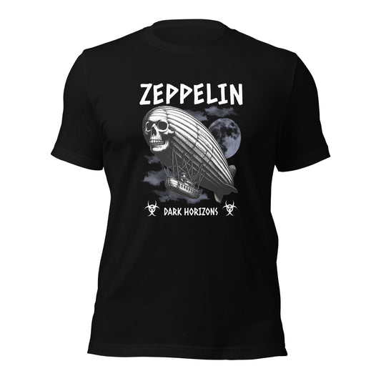 Zeppelin-Plane-skull t-shirt