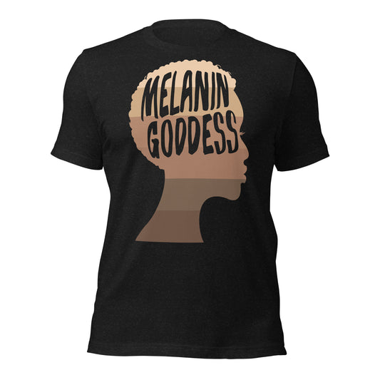 Melanin Goddess Unisex t-shirt