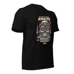 Courage Awaits t-shirt