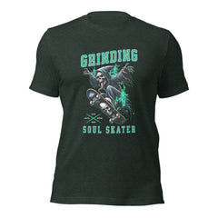 Grim-reaper-playing-skateboard t-shirt