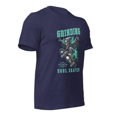 Grim-reaper-playing-skateboard t-shirt