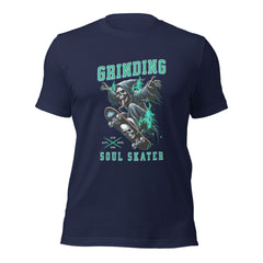 Grim-reaper-playing-skateboard t-shirt