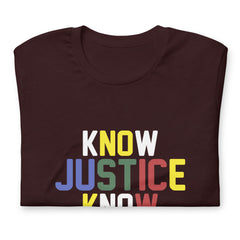 Know Justice t-shirt