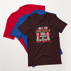 1865 Because of my Ancestors t-shirt