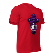 Purple-Skull-Sin t-shirt