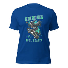 Grim-reaper-playing-skateboard t-shirt