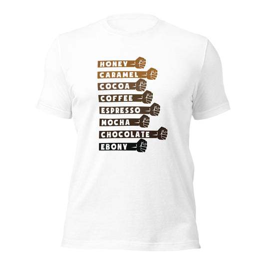 Melanin coffee t-shirt