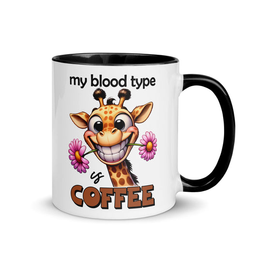 Blood Type is Coffee Mug