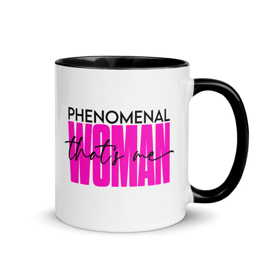 Phenomenal Woman Mug with Color Inside