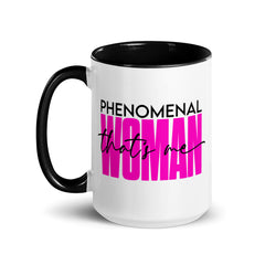 Phenomenal Woman Mug with Color Inside