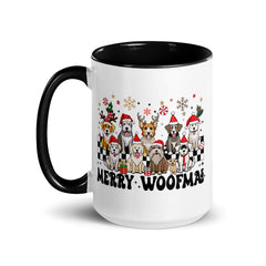 Merry Woofmas Mug with Color Inside