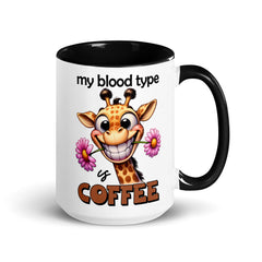 Blood Type is Coffee Mug