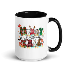 Merry Christmas Yall Mug with Color Inside