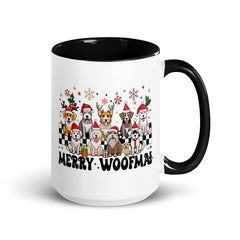 Merry Woofmas Mug with Color Inside