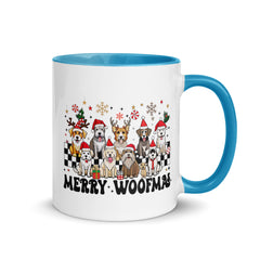 Merry Woofmas Mug with Color Inside