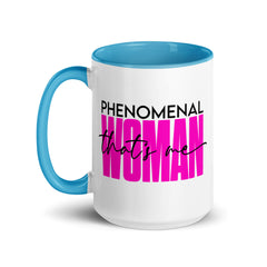 Phenomenal Woman Mug with Color Inside