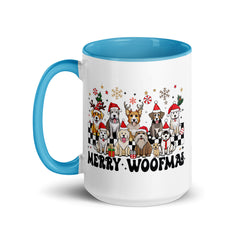 Merry Woofmas Mug with Color Inside