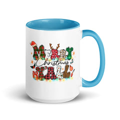 Merry Christmas Yall Mug with Color Inside