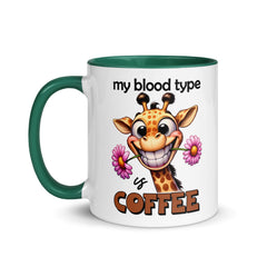 Blood Type is Coffee Mug