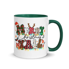 Merry Christmas Yall Mug with Color Inside