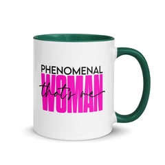 Phenomenal Woman Mug with Color Inside