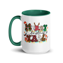 Merry Christmas Yall Mug with Color Inside