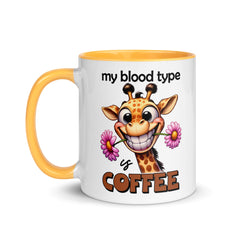 Blood Type is Coffee Mug