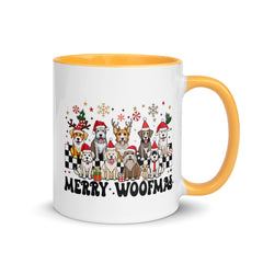 Merry Woofmas Mug with Color Inside