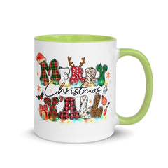 Merry Christmas Yall Mug with Color Inside