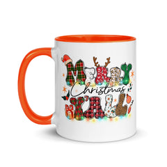 Merry Christmas Yall Mug with Color Inside