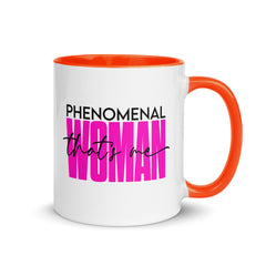 Phenomenal Woman Mug with Color Inside