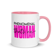 Phenomenal Woman Mug with Color Inside