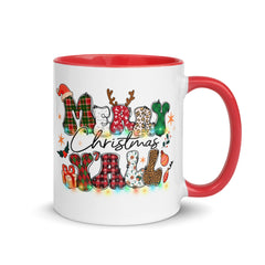 Merry Christmas Yall Mug with Color Inside