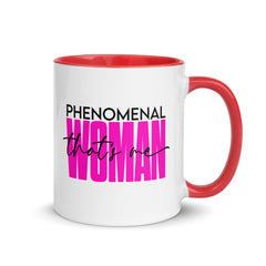 Phenomenal Woman Mug with Color Inside