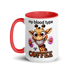 Blood Type is Coffee Mug