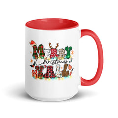 Merry Christmas Yall Mug with Color Inside